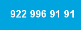 922 996 91 91